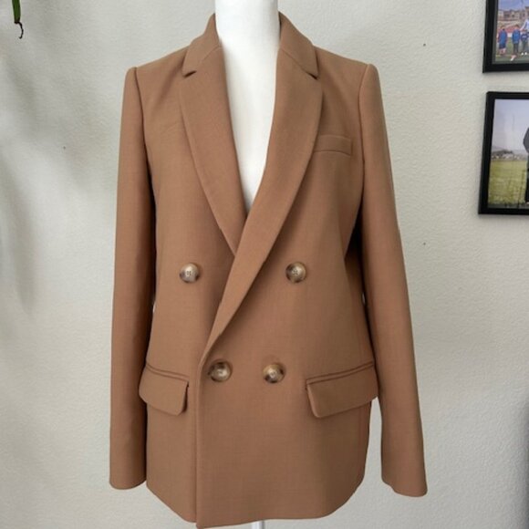 Sezane Christie Jacket in Camel Size 34 - Picture 5 of 12